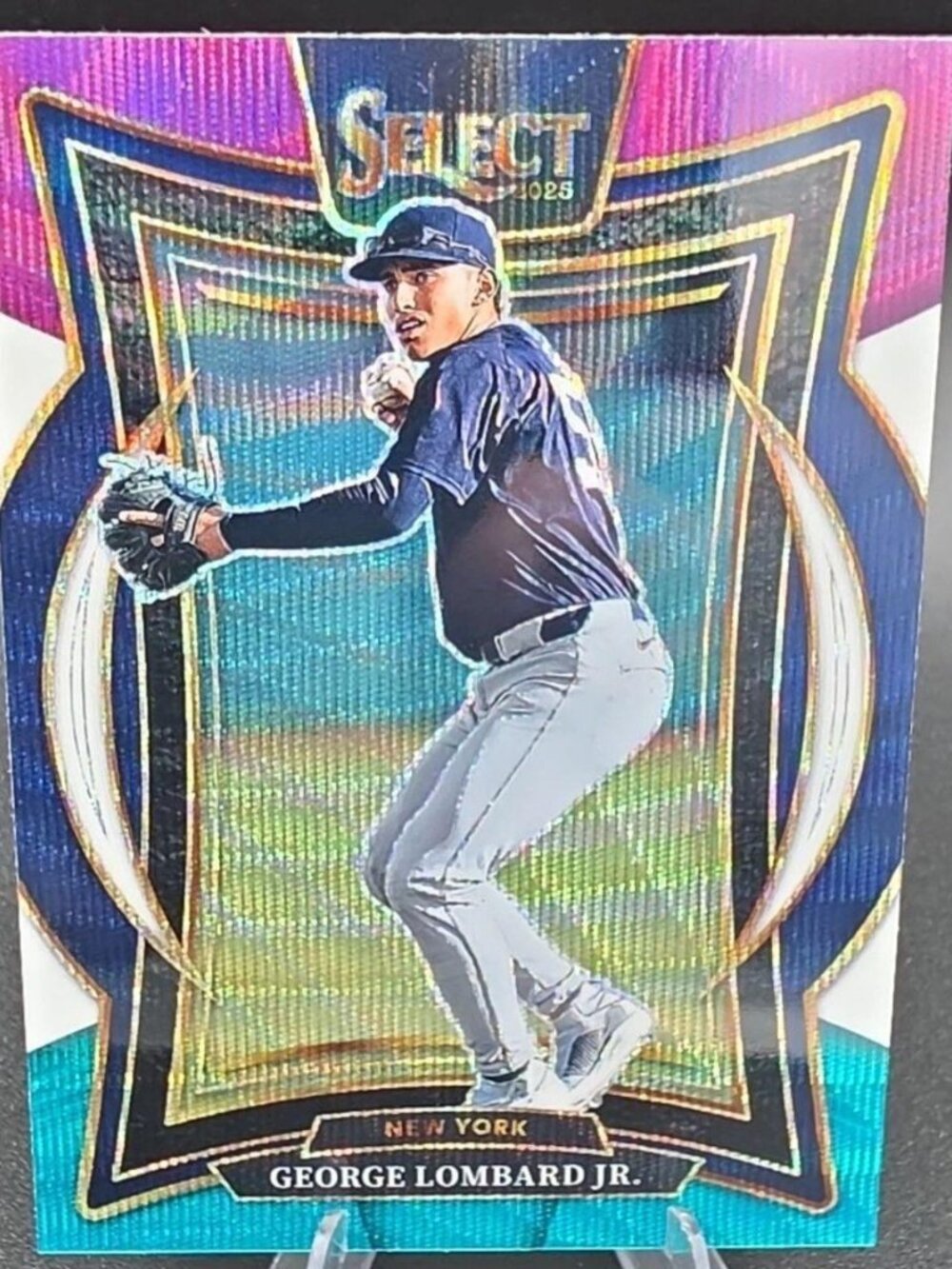 2025 Panini Select - Concourse George Lombard Jr. #74 Tri-Color Prizm (RC)